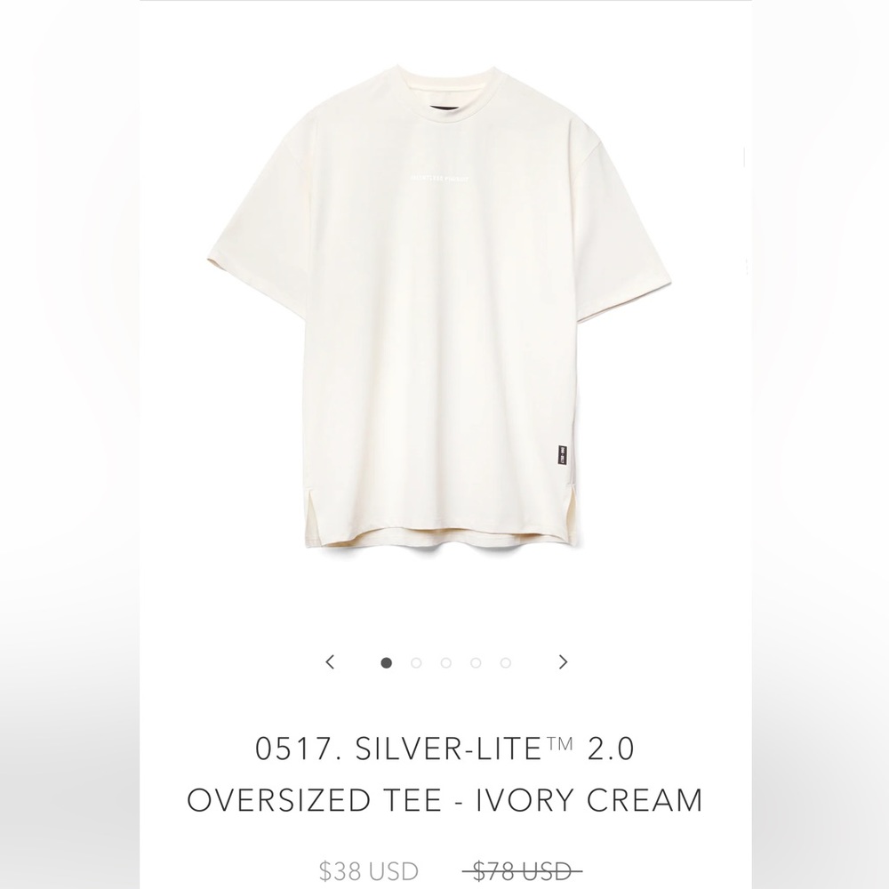 ISO ASRV Silver Lite 2.0 over sized shirt